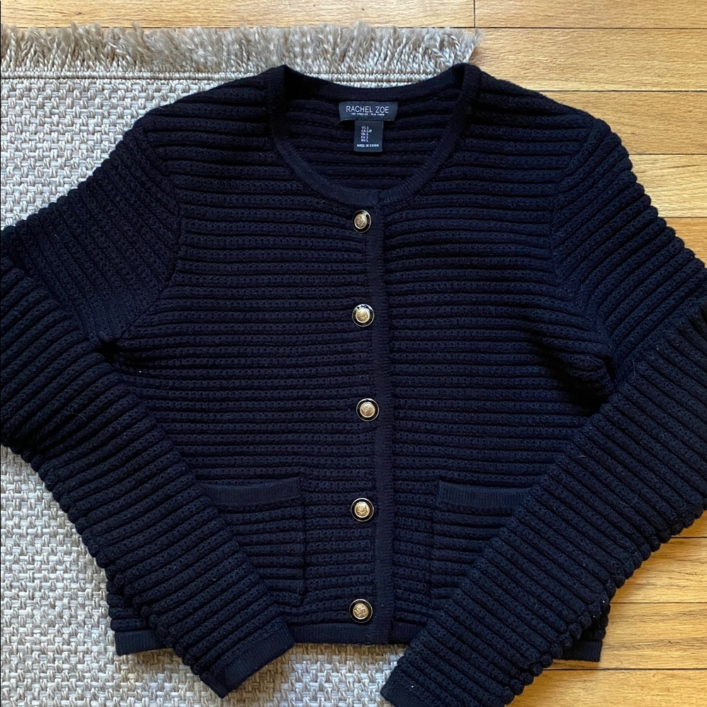 Textured cardigan